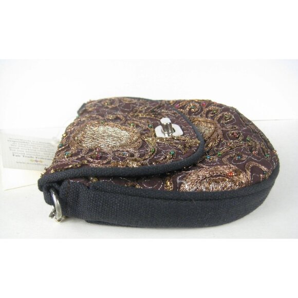 NEW World Finds Handmade Fair Trade Small Crossbody Sequin Purse Chain Strap Bag - Picture 16 of 16